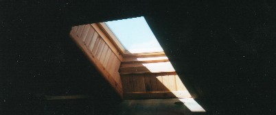 Le velux termin� un jour de beau temps