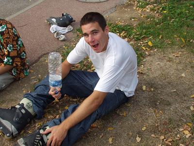 Tim s'amuse  ct du rail  ct du skate park...